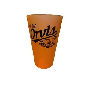 Orvis Silicone 16oz Drinking Cup Black Lab Dog Pint Unbreakable Silipint 5.5" B